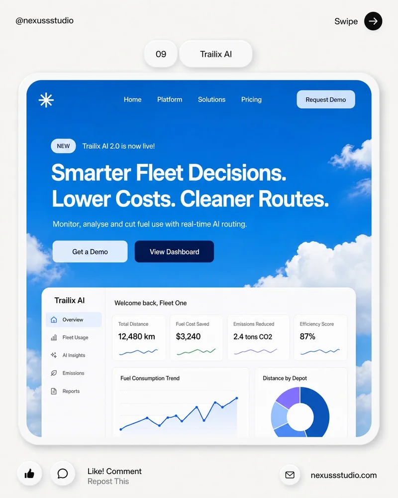Trailix fleet saas design